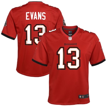youth nike mike evans red tampa bay buccaneers game jersey_p